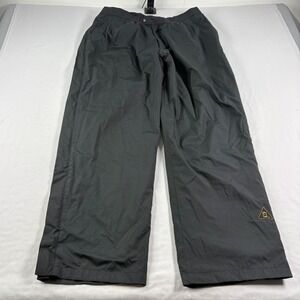 FootJoy Rain Pants Mens L Black Golf Dryjoys Water Resistant Stretch Zip Off